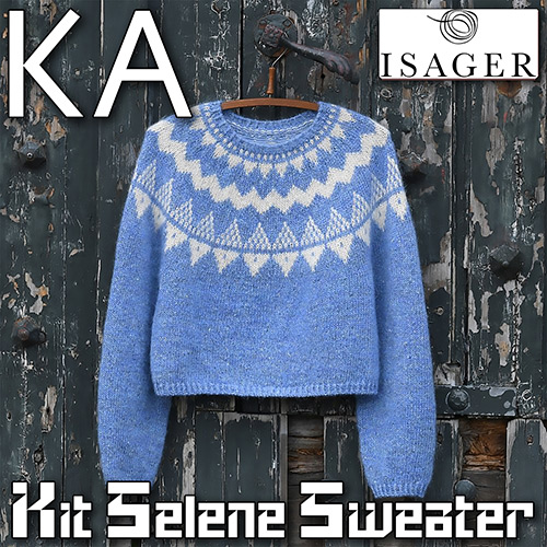 km244 Kit Selene Sweater KA : Isager Yarn