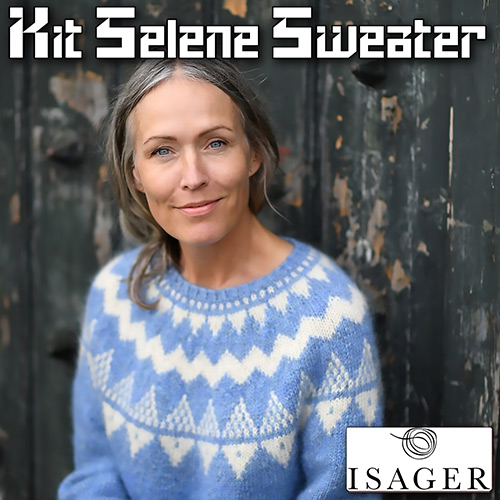 km244 Kit Selene Sweater KA : Isager Yarns