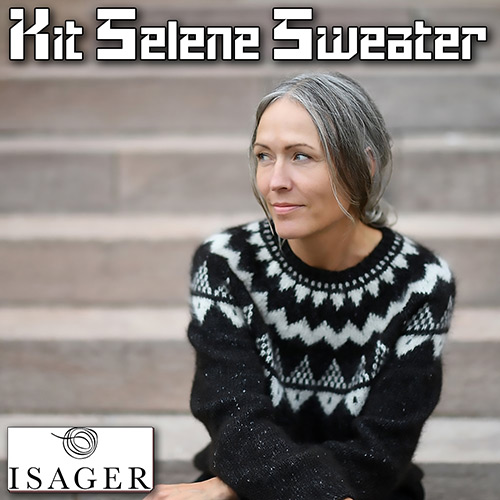 km244 Kit Selene Sweater KB : Isager Yarns