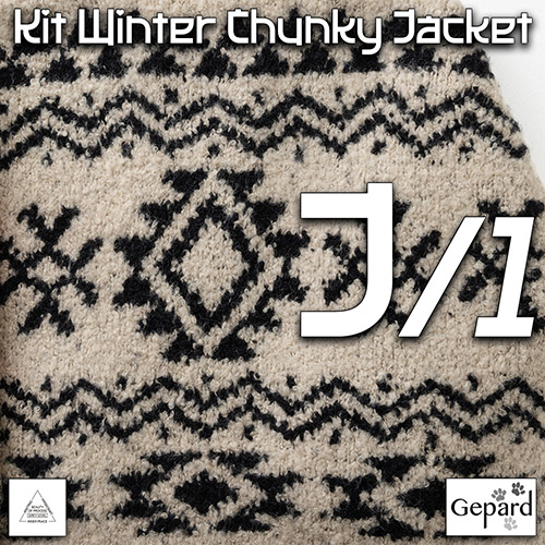 km328 Kit Winter Chunky Jacket J/1 (Jacket) : Gepard