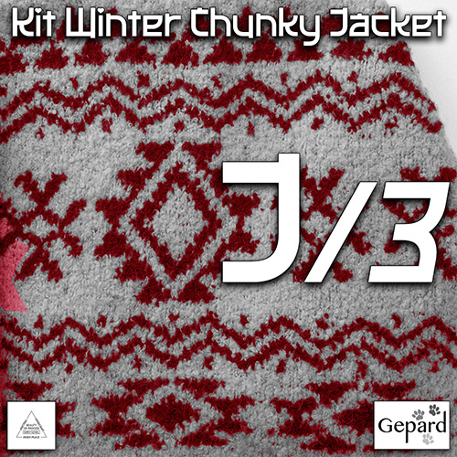 km328 Kit Winter Chunky Jacket J/3 (Jacket) : Gepard