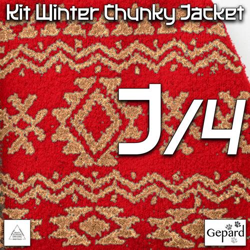km328 Kit Winter Chunky Jacket J/4 (Jacket) : Gepard