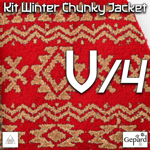 km328 Kit Winter Chunky Jacket V/4 (Vest) : Gepard