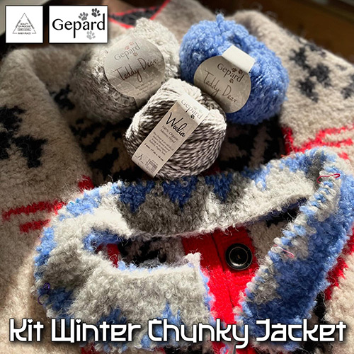 km328 Kit Winter Chunky Jacket : Gepard