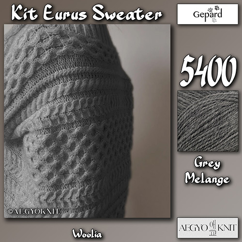 km336 Kit Eurus Sweater 5400 : Gepard