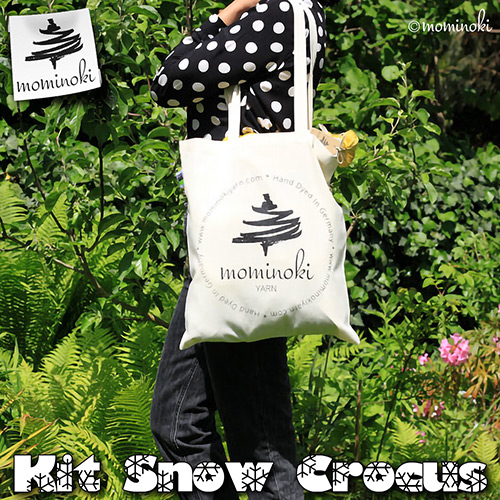 km339 Kit Snow Crocus : Mominoki Project Bag