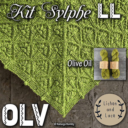 km340 Kit Sylphe LL OLV : Lichen and Lace