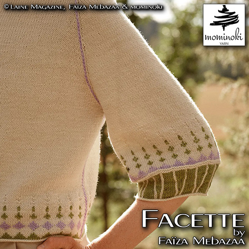 km341 Pattern Facette by Faïza Mebazaa with Mominoki