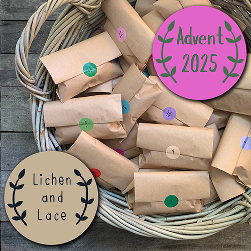 km362 Kit Advent LL 2025 (KALendario dell'Avvento 2025 LL) : Lichen and Lace