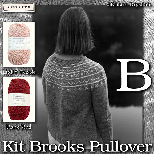 km369 Kit Brooks Pullover : Biches & Bûches