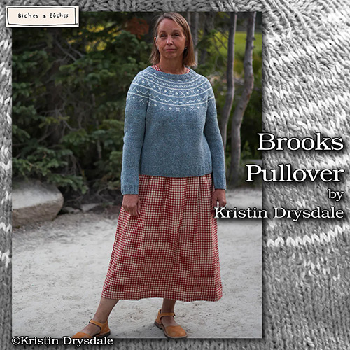 km369 Pattern Brooks Pullover by Kristin Drysdale