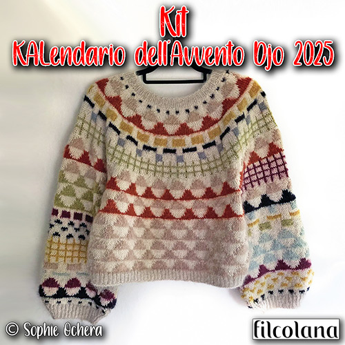 km371 Kit KALendario dell'Avvento Djo 2025 : Filcolana