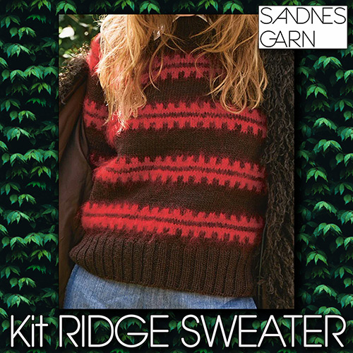 km372 Kit Ridge Sweater with Sandnes Garn - Taglie