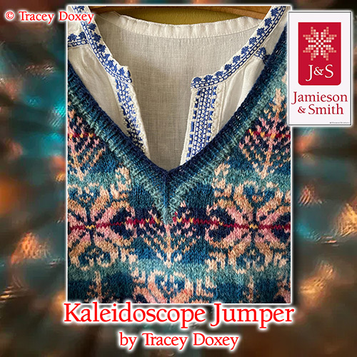 km373 Pattern Kaleidoscope Jumper by Tracey Doxey km373 Pattern Kaleidoscope Jumper by Tracey Doxey