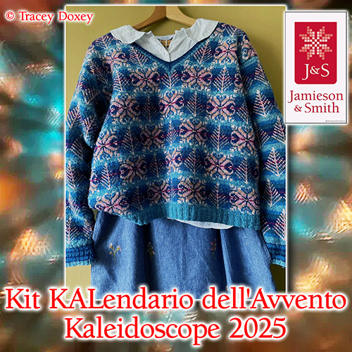 km373 Kit KALendario dell'Avvento Kaleidoscope 2025 : Jamieson & Smith km373 Kit KALendario dell'Avvento Kaleidoscope 2025 : Jamieson & Smith