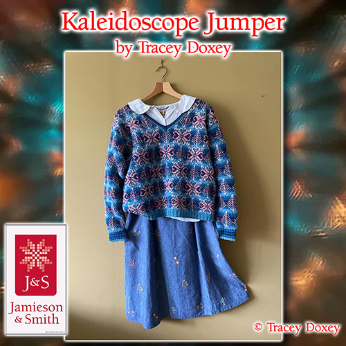 km373 Pattern Kaleidoscope Jumper by Tracey Doxey km373 Pattern Kaleidoscope Jumper by Tracey Doxey