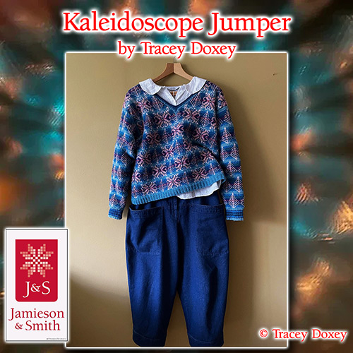 km373 Pattern Kaleidoscope Jumper by Tracey Doxey km373 Pattern Kaleidoscope Jumper by Tracey Doxey