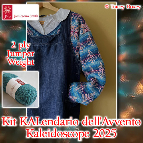 km373 Kit KALendario dell'Avvento Kaleidoscope 2025 : Jamieson & Smith km376 Kit KALendario dell'Avvento Kaleidoscope 2025 : Jamieson & Smith