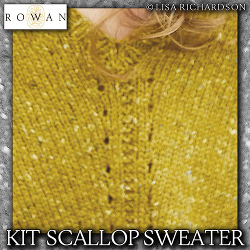 km377 Scallop Sweater with Rowan - Taglie