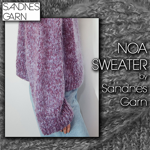 km379 Pattern Noa Sweater by Sandnes Garn