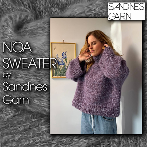 km379 Pattern Noa Sweater by Sandnes Garn