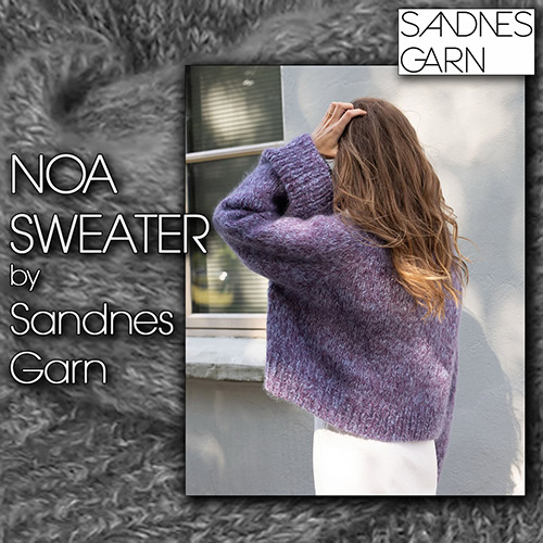 km379 Pattern Noa Sweater by Sandnes Garn