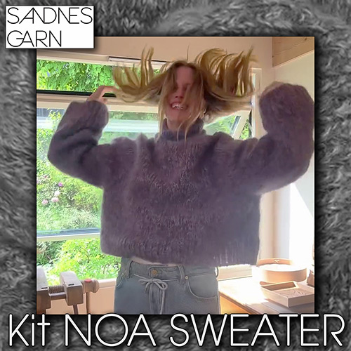 km379 Kit Noa Sweater with Sandnes Garn - Taglie
