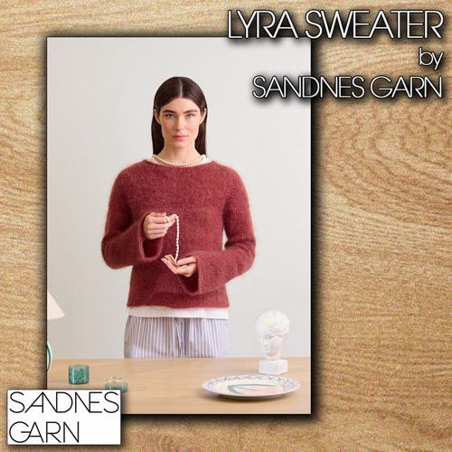 km387 Pattern Lyra Sweater by Sandnes Garn