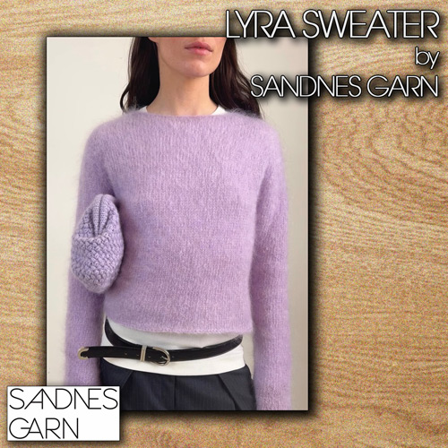 km387 Pattern Lyra Sweater by Sandnes Garn