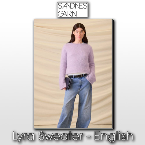 km387 Pattern Lyra Sweater by Sandnes Garn