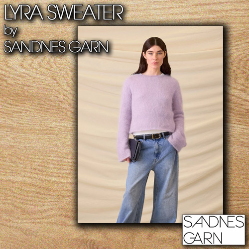 km387 Pattern Lyra Sweater by Sandnes Garn