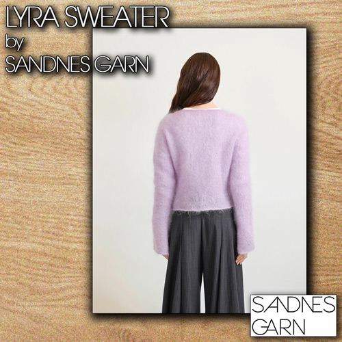 km387 Pattern Lyra Sweater by Sandnes Garn
