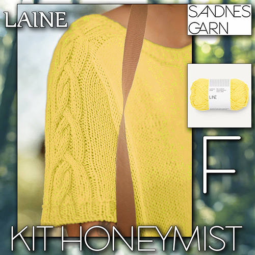 km388 Kit Honeymist F with Sandnes Garn