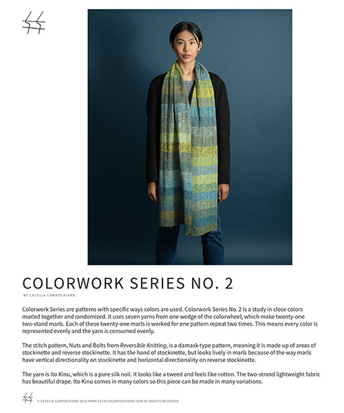 km391 Pattern Colorwork Series No.2 di Cecelia Campochiaro km391 Pattern Colorwork Series No.2 di Cecelia Campochiaro