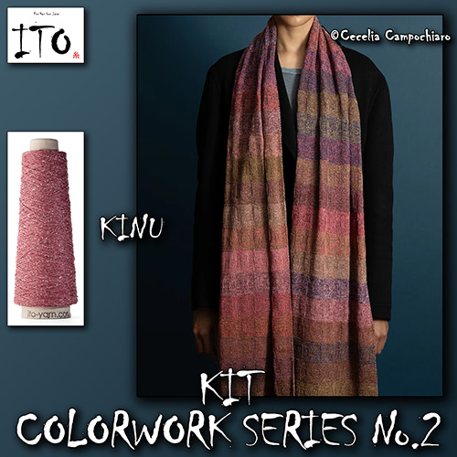km391 Kit Colorwork Series No.2 : ITO Yarn km391 Kit Colorwork Series No.2 : ITO Yarn