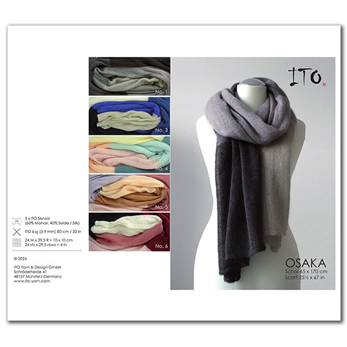 km392 Pattern ITO OSAKA Shawl