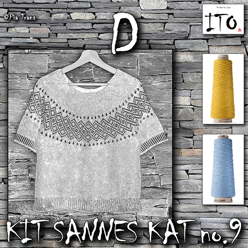 km393 Kit Sannes Kat no.9 : ITO Yarn