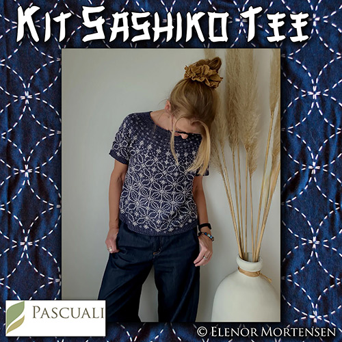 km400 Kit Sashiko Tee with Pascuali