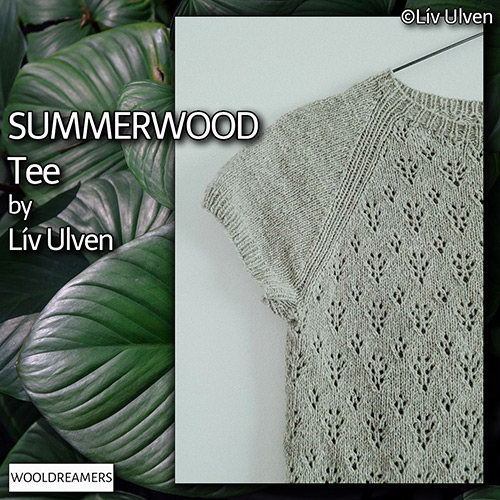 km401 Pattern Summerwood Tee