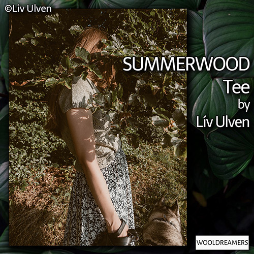 km401 Pattern Summerwood Tee