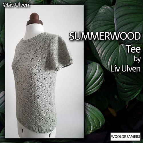 km401 Pattern Summerwood Tee