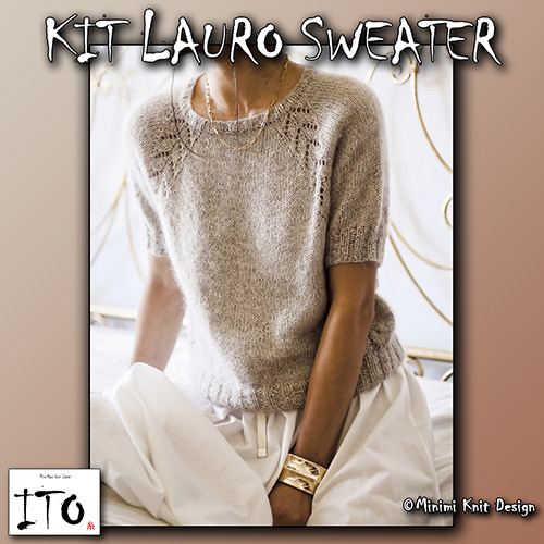 km403 Kit Lauro Sweater : ITO Yarn km403 Kit Lauro Sweater : ITO Yarn