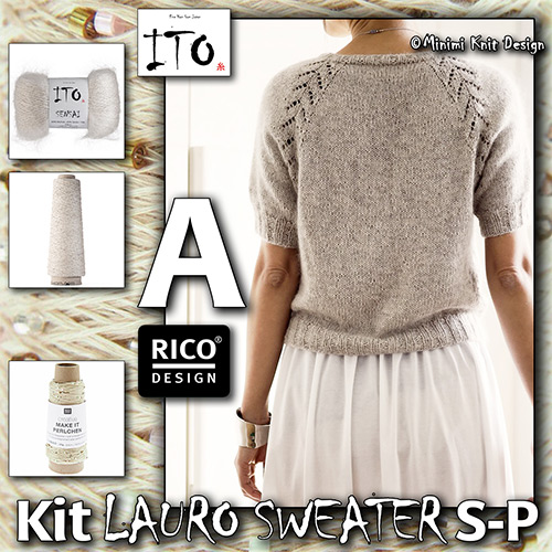 km408 Kit Lauro Sweater : ITO Yarn