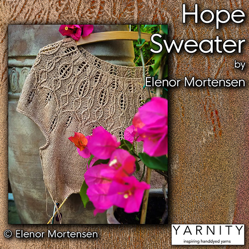km409 Pattern Hope Sweater by Elenor Mortensen : Yarnity Yarn