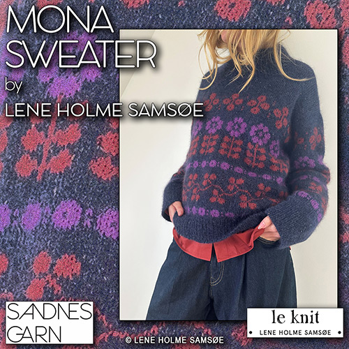 km412 Pattern Mona Sweater di LE KNIT by Lene Holme Samsøe km412 Pattern Mona Sweater di LE KNIT by Lene Holme Samsøe