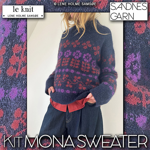 km412 Kit Mona Sweater with Sandnes Garn
