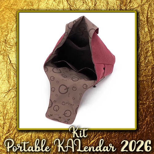 km413 Kit Portable KALendar 2026 : Della Q Nora Big Bucket