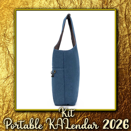 km413 Kit Portable KALendar 2026 : Della Q Nora Big Bucket