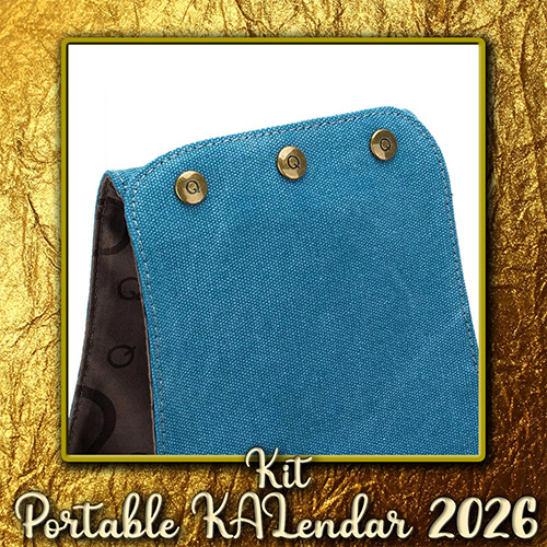 km413 Kit Portable KALendar 2026 : Della Q Nora Big Bucket