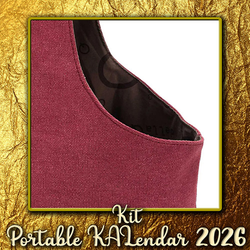 km413 Kit Portable KALendar 2026 : Della Q Nora Big Bucket